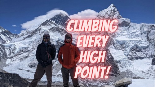 Eric Gilbertson climbing Everest