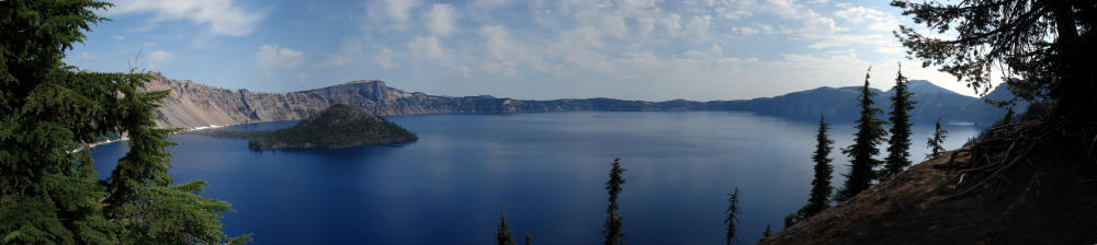 Crater Lake National Park in Oregon was one of the most spectacular sights on the PCT. No picture does it justice. 